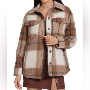 Bagatelle Plaid Jacket - size M
